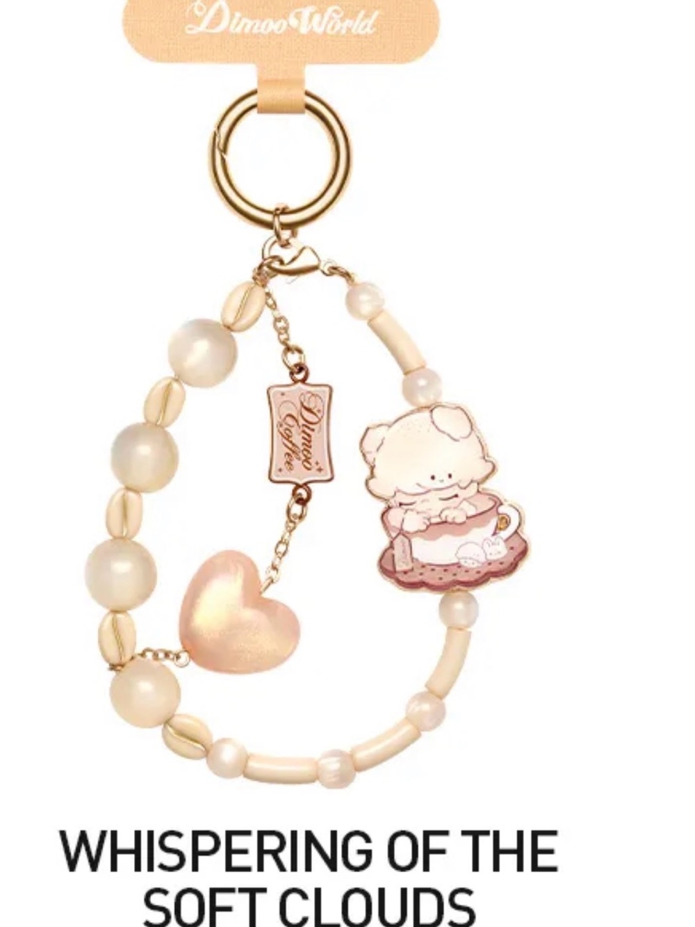 POP MART DIMOO Crush On Coffee Series Confirmed Box Phone Charm